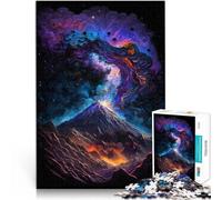 Puzle de 1000 piezas para adultos Galaxy Art Volcán Puzzle Práctico Juego 26 x 38 cm Toda la Familia