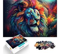 Puzle de 1000 piezas para adultos, juguete educativo de león, 26 x 38 cm, ayuda a entrenar juguetes adictivos del cerebro y cultivar la paciencia.