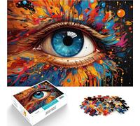Puzle de 1000 piezas para adultos, pintura en color, rompecabezas para juegos educativos, juguete desafiante, 26 x 38 cm, ideas únicas de cumpleaños e ideas de regalo