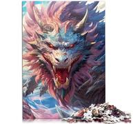 Puzle de 1000 piezas para adultos, rompecabezas de Dios del Dragón, regalos 26 x 38 cm, cada pieza es única, sofisticado juego familiar para adolescentes a partir de 14 años