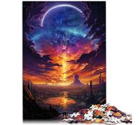 Puzle de 1000 piezas para adultos, rompecabezas de paisaje del fin del mundo, decoración de pared, 26 x 38 cm, ideas únicas de cumpleaños e ideas de regalo