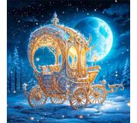 Puzle de 1000 Piezas, Rompecabezas DIY para Adultos,Entretenimiento Creativo, Juego de Habilidad para Toda La Familia, Puzzle para Adultos - Carruaje de fantasía Luna