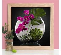 Puzle de 200 Piezas, Rompecabezas DIY para Adultos,Entretenimiento Creativo, Juego de Habilidad para Toda La Familia, Puzzle para Adultos - Plantas suculentas de orquídeas