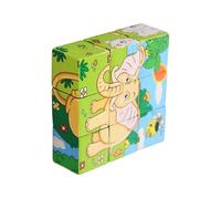 Puzle de Cubo de Madera para Niños | Juguete Educativo para Estimulación Temprana - Puzle de Madera - Para Niños y Niñas, Hogar, Escuela, Dormitorio, Cumpleaños, Vacaciones, Estudio, Sala de Juegos, G