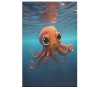 Puzle de madera, 1000 piezas, puzles de pulpo para adultos y niños, lo mejor para la colección de juegos familiares (78 x 53 cm)