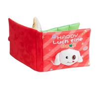 Puzle de perro libro de golosinas, juguete de rompecabezas para mascotas - libro de almuerzo para perros, caja de almuerzo para perros, rompecabezas de golosinas para perros, alfombra de alimentación