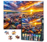 Puzle de pulpo en arrecife de coral, mundo submarino con riqueza de detalles, 1000 piezas, puzle para adultos (50 x 70 cm)