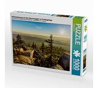 Puzle Horizontal de 1000 Piezas con diseño de otoño en la Cumbre de Kösseinegipfel en los Montes de abetos.