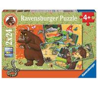 Ravensburger Puzzle infantil El Grúfalo 12001050 2 x 24 piezas para niños desde 4 años
