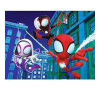 Puzle Infantil Nathan, 30 Piezas, el Equipo de Spidey, para niña o niño a Partir de 4 años, Rompecabezas, cartón Grueso y Duradero, acción y Aventura, 86196