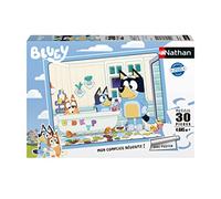 Puzle Infantil Nathan, 30 Piezas, In The Bath with Bluey, para niña o niño a Partir de 4 años, Rompecabezas, cartón Grueso y Duradero, Everyday & Family, 86170