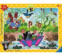 Puzle Infantil Ravensburger, 05152 Bañarse con Amigos, Rompecabezas con Marco para niños a Partir de 4 años, Rompecabezas The Little Mole de 34 Piezas