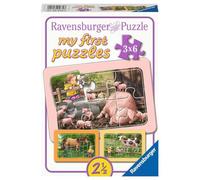 Puzle Infantil Ravensburger - 05679 Lotta on The Farm - Mi Primer Rompecabezas para niños de 2,5 años o más, con 3 x 6 Piezas