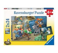 Puzle Infantil Ravensburger 05719 Story Time, puzle de 2 x 24 Piezas para niños a Partir de 4 años