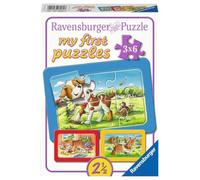 Puzle Infantil Ravensburger - 07062 Meine Tierfreunde, mi Primer Rompecabezas de 3 x 6 Piezas, Rompecabezas para niños a Partir de 2 años,