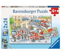 Puzle Infantil Ravensburger 07814 Heroes in Action, puzle para niños a Partir de 4 años, de 2 x 24 Piezas