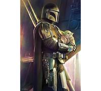 Puzle lenticular prime 3d 200 piezas the mandalorian el mandaloriano y grogu