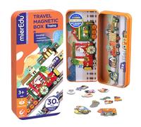 MierEdu- PUZLE MAGNÉTICO MIS Viajes-Trenes Puzzles y Rompecabezas, Multicolor, Medium (ME0883)