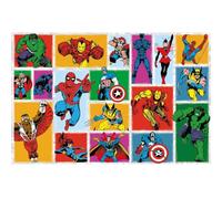 Puzle Nathan, 3000 Piezas, Retro Marvel, para Adultos y niños a Partir de 14 años, Rompecabezas, Ajuste, colección My Heroes, 12001549