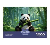 Puzle Panda De 1000 Piezas para Adultos, Rompecabezas Bosquecillo de bambú Adultos, Rompecabezas Educativo Doméstico 70x50cm/1000pcs