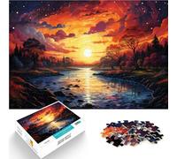 Puzle para adultos 1000 piezas Milagro bajo la puesta de sol Juguetes de juguete para la familia Regalo 26 x 38 cm Decoración y regalos únicos para el hogar