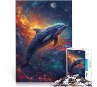 Puzle para adultos Anime Delfines Puzzle de 1000 piezas para adultos y niños de 30 x 35 cm puzzles de cartón para adultos niños a partir de 14 años Challenge Family