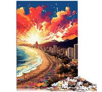 Puzle para adultos con 1000 piezas, paisaje en la playa de Copacabana, desafío educativo, una obra de arte para adolescentes a partir de 14 años, 50 x 75 cm