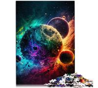 Puzle para adultos de 1000 piezas, colapso de planetas, puzle imposible, 26 x 38 cm, gran regalo para toda la familia a partir de 14 años