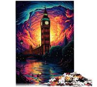 Puzle para adultos y niños Big Ben British Jigsaw Puzzles for Adults 1000 10.27 in x 14.96 in Cardboard Puzzles for Adults Kids 14+ Home Decoration Puzzle