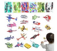 Puzles 3D | Juguete de Papel Educativo de 25 Piezas | Juguetes Educativos de Viaje,para Preescolar Jardín de Infantes Aula Juego en Familia Viaje Hogar Patio