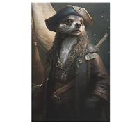 Puzles de 1000 piezas, puzles de nutrias piratas para adultos y niños, rompecabezas de madera para adultos, regalos, 78 x 53 cm