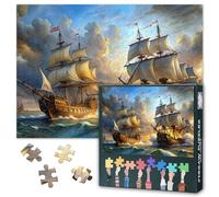 Puzles de barco en el mar para adultos, 1000 piezas, rompecabezas de barco de vela para adultos, difícil yate, rompecabezas, rompecabezas, regalos para juegos familiares, decoración del hogar, 70 cm x