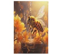 Puzles de madera de abeja, 1000 piezas, para adultos y niños a partir de 12 años, gran regalo para adultos (78 x 53 cm)