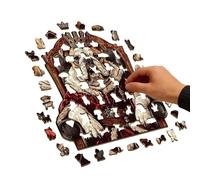 Puzles de madera | Divertida alfombrilla de ratón para perros - de de cerebro - Adecuado para mujeres y hombres, familia, casa, dormitorio, sala de estar, sala de