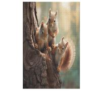 Puzles de mofeta 1000 piezas para jóvenes, rompecabezas de madera creativo, juego familiar, nivel de dificultad (78 x 53 cm)