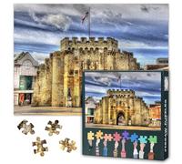 Puzles para adultos, 1000 bloques, puzle de Southampton Inglaterra, montículo medieval para adultos, rompecabezas o juguetes para amigos mayores, 50 x 70 cm