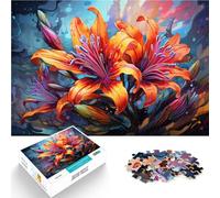 Puzles para adultos Jungle Flowers 1000 piezas Puzzle Educational Games 10.27 in x 14.96 in Cardboard Puzzles for Adults & Kids Age 14 Years Up Educational Game