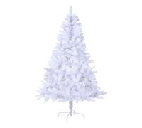 PUZYI arvore de Natal Árbol de Navidad Artificial Blanco for decoración navideña de Interior y Exterior, Ideal for el hogar y Fiestas. Grande árbol(2.1m)