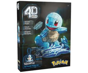 PUZZ4D - Maqueta Squirtle de 180 Piezas - Puzzle 3D Pokemon Squirtle de 23,5 cm - Maquetas para Construir Adultos y Niños - Puzzles para Adultos y Niños - Juegos de Mesa
