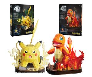 PUZZ4D - Puzzle 3D Pickachu y Charmander Pack de 2 | Puzzles 3D Pokemon
