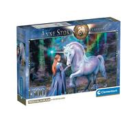 Clementoni - Puzzle Adulto 1500 Piezas Anne Stokes Bluebell Wood Compact Box, 31735