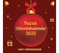 Puzzeladventskalender voor volwassenen: Dagelijks puzzelplezier met Sudoku, woordzoeker en labyrint