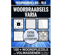 Puzzelwoordenboek & Meer - Vol. 18 - Puzzelboek Varia voor Volwassenen - Extra Groot Lettertype: Puzzelboek met Woordpuzzels: KrisKros ... Klinker, Paardensprong, Woordscramble