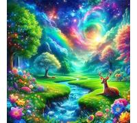 Puzzle 100 Piezas Adultos,Arte de Rompecabezas DIY,Puzzles Juguetes Educativos Estimulantes Decoración del Hogar(País de Las Maravillas de fantasía)