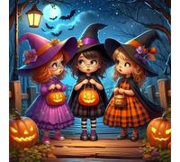 Puzzle 100 Piezas Adultos Calabaza Halloween Niña, Rompecabezas Imposible Juguetes de Desafío de Juego Educativo, Puzzles Adultos 100 Piezas 35x35 cm