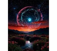 Puzzle 100 Piezas Adultos Flores Río Luna Rompecabezas Adultos Entretenimento Juegos Desafiantes EduGatosivos Rompecabezas Imposible Puzzle Adulto 100 Piezas 40 x 28 cm