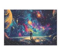 Puzzle 100 Piezas Astronauta Universo Entretenimiento Creativo Juguete desafío y Juego Educativo Rompecabezas para Adultos 40 x 28 cm Puzzles 100 Piezas Adultos