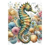 Puzzle 100 Piezas,Concha de Caballito de mar Puzzles para Adultos,Rompecabezas de Adultos,Juguetes de Regalo Entretenimento Puzzle,Juego de Rompecabezas