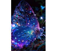 Puzzle 100 Piezas Mariposa, 40x28 cm, Juego Educativo, Reto Creativo, Rompecabezas Imposible, Puzzles 100 Piezas Adultos