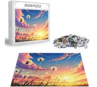 Puzzle 100 Piezas para Adultos, Puzzle Diente de león Obra de Arte de Juego de Rompecabezas para Adultos, Escena Rompecabezas DIY para Colgar el Puzzles una Vez Finalizado a Partir de 14 Años D-402